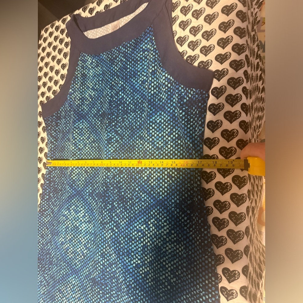 Blue Sleeveless Dress size L in excellent condition - Picture 10 of 12